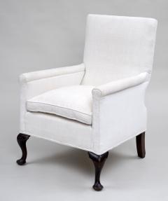 Upholstered High Backed Armchair Circa 1860 - 117118
