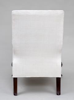 Upholstered High Backed Armchair Circa 1860 - 117122