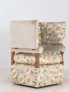 Upholstered Knowle Style Armchair England Early 20th C  - 4416058
