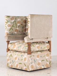 Upholstered Knowle Style Armchair England Early 20th C  - 4416065