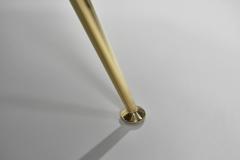 Upholstered Lounge Chair with Brass Legs Europe 20th Century - 4527410