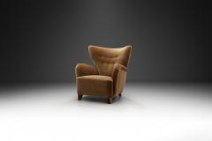 Upholstered Mid Century Modern Armchair Europe 20th Century - 3841771