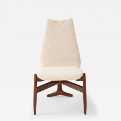 Upholstered Side Chair on wooden frame - 3123955