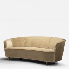 Upholstered Sofa by Swedish Cabinetmaker Sweden ca 1950s - 3590838