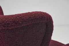 Upholstered Swedish Modern Lounge Chair Sweden 1940s - 3641672