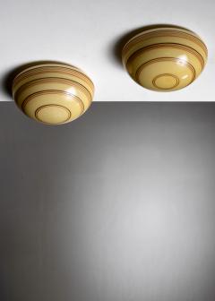 Uppsala Armaturfabrik Pair of Uppsala Armaturfabrik ceiling lamps - 4204649