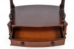 Upright Music Stand 3 Tier Bow Front Drawer Rosewood 19th Century  - 3584720