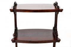 Upright Music Stand 3 Tier Bow Front Drawer Rosewood 19th Century  - 3584721