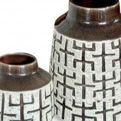 Upsala Ekeby Duo of Labyrint Vases by Mari Simmulson for Ekeby - 2780041
