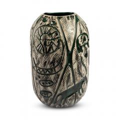 Upsala Ekeby Hedenh s Vase with Neolithic Style Designs by Mari Simmulson for Ekeby - 3542468