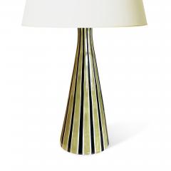 Upsala Ekeby Jaunty Striped Table Lamp by Mari Simmulson for Upsala Ekeby - 3407050