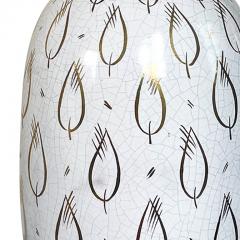 Upsala Ekeby Lamp With Gilded Leaf Motif by Upsala Ekeby - 2074773