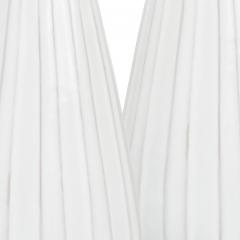 Upsala Ekeby Pair of Nordic Modern Fluted Vases by Upsala Ekeby - 3606847