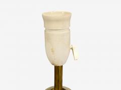 Ursula Printz Large Table Lamp Brown Stoneware Denmark 1960s - 4614857