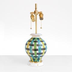 Ursula Printz Mogensen Ursula Printz hand thrown decorated lamp base for Gustavsberg Sweden 1940s - 4471469