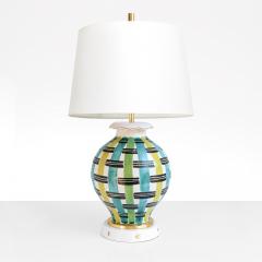 Ursula Printz Mogensen Ursula Printz hand thrown decorated lamp base for Gustavsberg Sweden 1940s - 4475259
