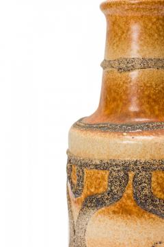 VEB Haldensleben Keramik East German Mid Century Earthtone Glazed Ceramic Vase - 4673817
