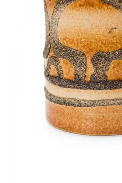 VEB Haldensleben Keramik East German Mid Century Earthtone Glazed Ceramic Vase - 4673818