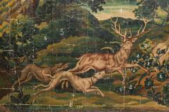 VERDURE WITH HOUNDS AND A STAG IN A WOODED LANDSCAPE - 3673116