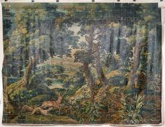VERDURE WITH HOUNDS AND A STAG IN A WOODED LANDSCAPE - 3673123