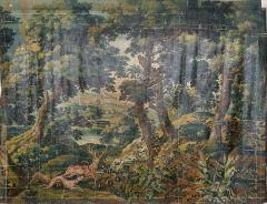 VERDURE WITH HOUNDS AND A STAG IN A WOODED LANDSCAPE - 3673353