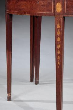VERY FINE FEDERAL INLAID DEMILUNE CARD TABLE - 4444937
