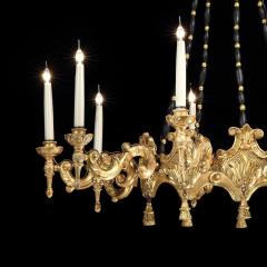 VERY LARGE ITALIAN GILTWOOD 10 BRANCH BAROQUE STYLE CHANDELIER 3 75FT WIDE  - 1875829