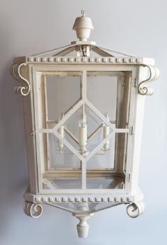 VERY LARGE LATE 19TH CENTURY PAINTED TOLE LANTERN - 3632108