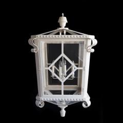 VERY LARGE LATE 19TH CENTURY PAINTED TOLE LANTERN - 3632113