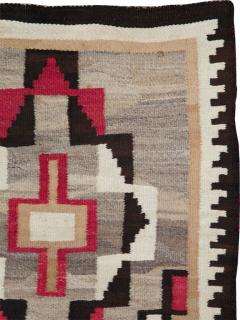 VINTAGE AMERICAN NAVAJO FLATWEAVE RUG - 2628460