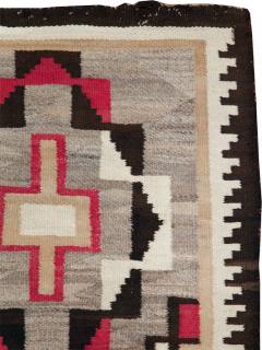 VINTAGE AMERICAN NAVAJO FLATWEAVE RUG - 2628461