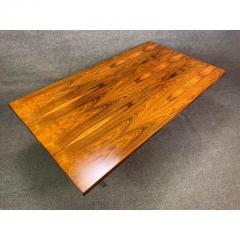 VINTAGE DANISH MID CENTURY MODERN ROSEWOOD AND CHROME LARGE COFFEE TABLE - 3258622