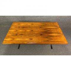 VINTAGE DANISH MID CENTURY MODERN ROSEWOOD AND CHROME LARGE COFFEE TABLE - 3258667