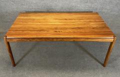 VINTAGE DANISH MID CENTURY MODERN SOLID MAHOGANY DINING TABLE - 3258844