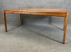 VINTAGE DANISH MID CENTURY MODERN SOLID MAHOGANY DINING TABLE - 3258847