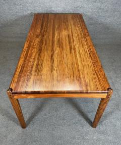 VINTAGE DANISH MID CENTURY MODERN SOLID MAHOGANY DINING TABLE - 3258869