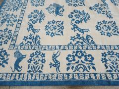 VINTAGE INDIAN COTTON AGRA LARGE ROOM SIZE CARPET - 2782996