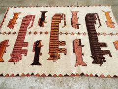VINTAGE PERSIAN BAKHTIARI PICTORIAL ACCENT RUG - 3171683