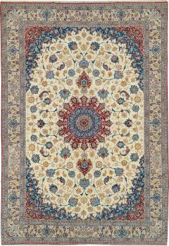 VINTAGE PERSIAN ISFAHAN CARPET - 2557375