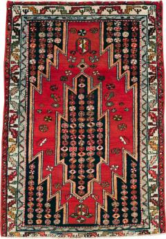 VINTAGE PERSIAN MAZLAGAN ACCENT RUG - 2372489