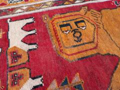 VINTAGE PERSIAN PICTORIAL GABBEH RUG - 3171906