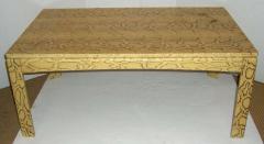 VINTAGE PYTHON COCKTAIL TABLE IN THE MANNER OF KARL SPRINGER - 3614263