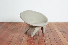 VINTAGE SCULPTURAL CEMENT CHAIR - 3616677