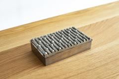 VINTAGE SILVER BAMBOO BOX - 1019916