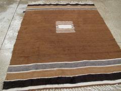 VINTAGE TURKISH FLAT WEAVE MOHAIR RUG - 2526405