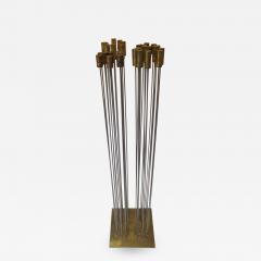 Val Bertoia Array of Steel Rods with Brass Chimes  - 948078