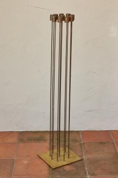 Val Bertoia Large Bertoia Studios 10 Rod B 2700 Brass Copper Silver Sound Sculpture - 3244303