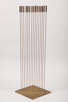 Val Bertoia Large Val Bertoia 15 Rod Curve of Sounding Cat Tails Sculpture 2016 - 1181384