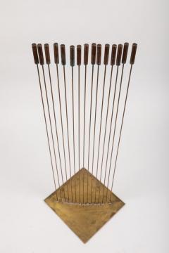 Val Bertoia Large Val Bertoia 15 Rod Curve of Sounding Cat Tails Sculpture 2016 - 1181385