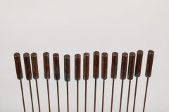 Val Bertoia Large Val Bertoia 15 Rod Curve of Sounding Cat Tails Sculpture 2016 - 1181386